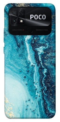 Чехол itsPrint Голубая краска для Xiaomi Poco C40