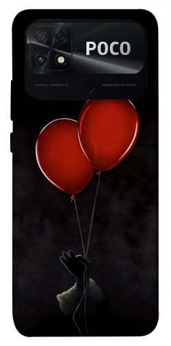 Чехол itsPrint Красные шары для Xiaomi Poco C40