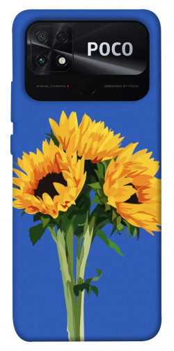Чехол itsPrint Bouquet of sunflowers для Xiaomi Poco C40
