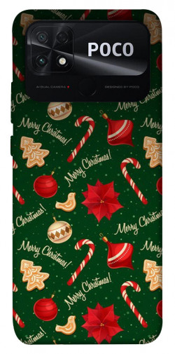 Чехол itsPrint Merry Christmas для Xiaomi Poco C40