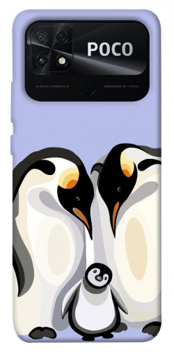 Чехол itsPrint Penguin family для Xiaomi Poco C40