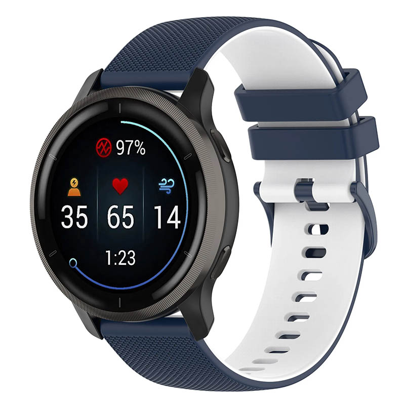 Ремінець Ribby для Smart Watch 20mm, Blue, Силікон (TPU), купити оптом з доставкою