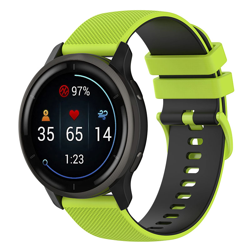 Ремінець Ribby для Smart Watch 20mm, Light Green, Силікон (TPU), купити оптом з доставкою