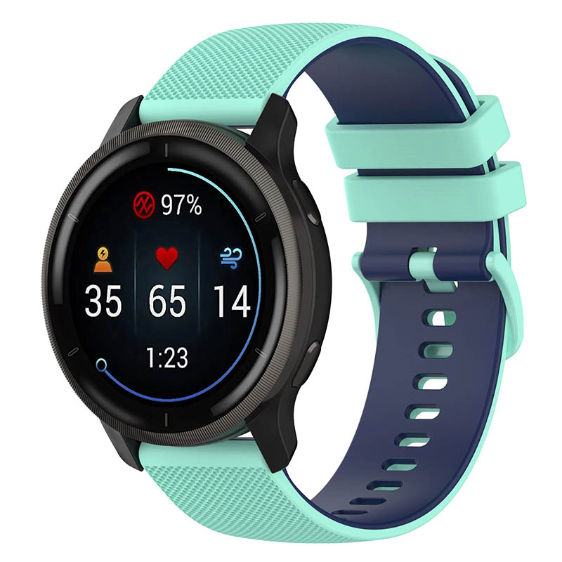 Ремінець Ribby для Smart Watch 20mm, Mint, Силікон (TPU), купити оптом з доставкою