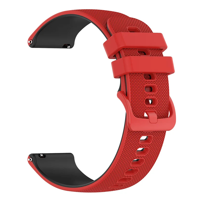 Ремінець Ribby для Smart Watch 20mm, Red 1, Силікон (TPU), купити оптом з доставкою