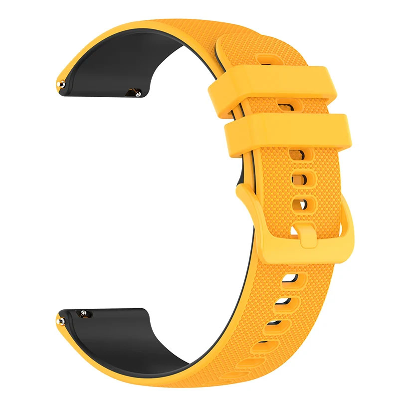 Ремінець Ribby для Smart Watch 20mm, Yellow 1, Силікон (TPU), купити оптом з доставкою
