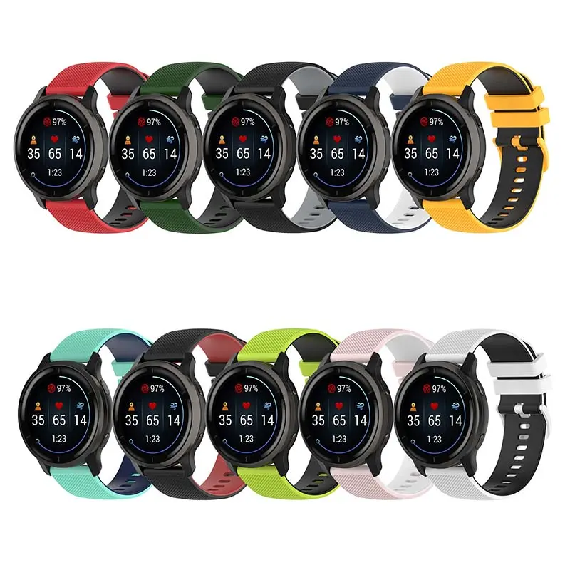 Ремешок Ribby для Smart Watch 22mm, Силикон (TPU), купить оптом с доставкой