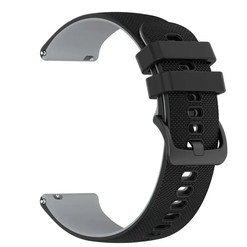 Ремешок Ribby для Smart Watch 22mm, Black 1, Силикон (TPU), купить оптом с доставкой