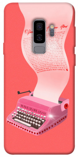 Чохол itsPrint Рожева друкарська машинка для Samsung Galaxy S9+