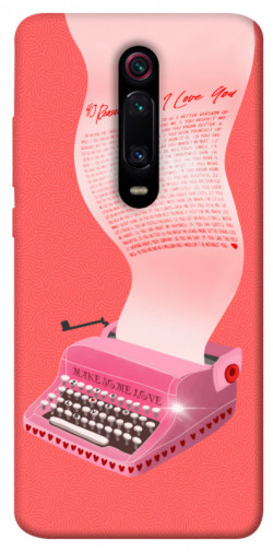 Чехол itsPrint Розовая печатная машинка для Xiaomi Redmi K20 / K20 Pro / Mi9T / Mi9T Pro
