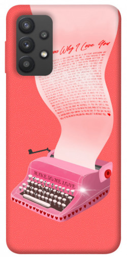 Чохол itsPrint Рожева друкарська машинка для Samsung Galaxy A32 (A325F) 4G