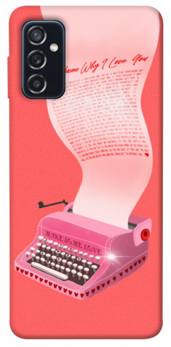 Чохол itsPrint Рожева друкарська машинка для Samsung Galaxy M52