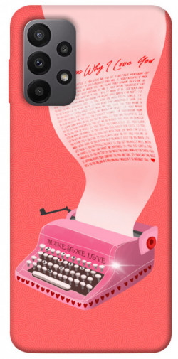 Чохол itsPrint Рожева друкарська машинка для Samsung Galaxy A23 4G