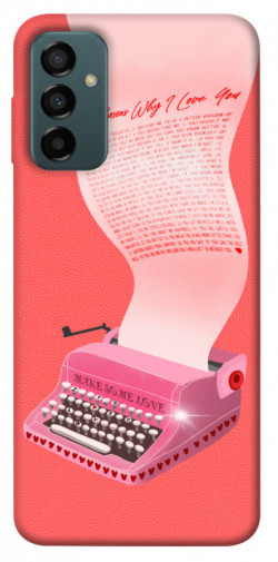 Чехол itsPrint Розовая печатная машинка для Samsung Galaxy M13 4G