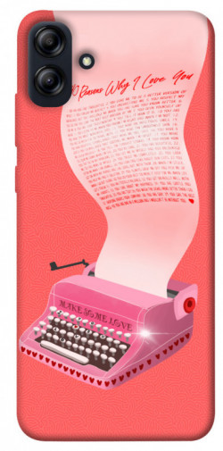 Чохол itsPrint Рожева друкарська машинка для Samsung Galaxy A04e