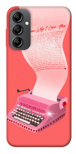 Чохол itsPrint Рожева друкарська машинка для Samsung Galaxy A14 4G/5G