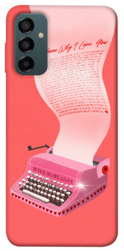 Чохол itsPrint Рожева друкарська машинка для Samsung Galaxy M14 5G