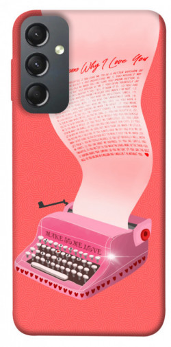 Чохол itsPrint Рожева друкарська машинка для Samsung Galaxy A24 4G