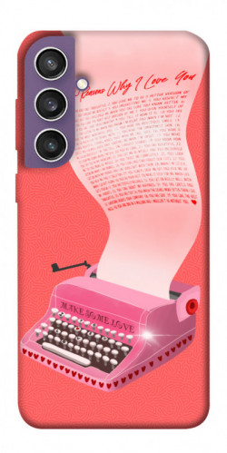 Чехол itsPrint Розовая печатная машинка для Samsung Galaxy S23 FE