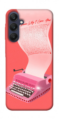 Чехол itsPrint Розовая печатная машинка для Samsung Galaxy A25 5G