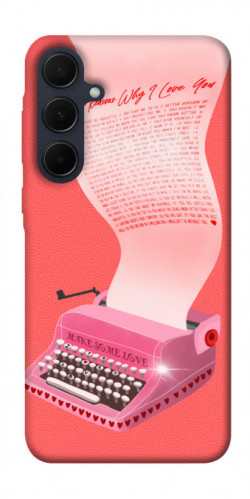 Чехол itsPrint Розовая печатная машинка для Samsung Galaxy A35