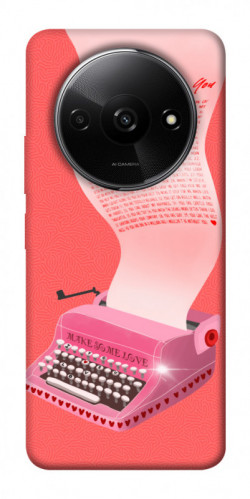 Чехол itsPrint Розовая печатная машинка для Xiaomi Redmi A3