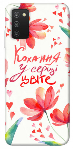 Чохол itsPrint Кохання у серці цвіте для Samsung Galaxy A03s