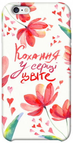 Чехол itsPrint Кохання у серці цвіте для Apple iPhone 6/6s (4.7")