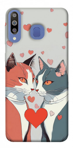 Чехол itsPrint Коты и сердце для Samsung Galaxy M30