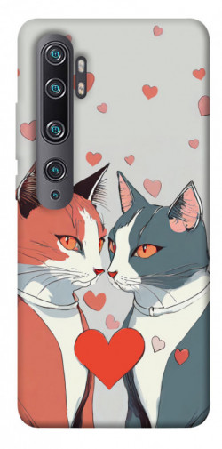 Чехол itsPrint Коты и сердце для Xiaomi Mi Note 10 / Note 10 Pro / Mi CC9 Pro
