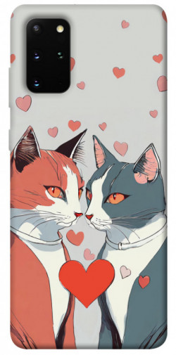Чехол itsPrint Коты и сердце для Samsung Galaxy S20+