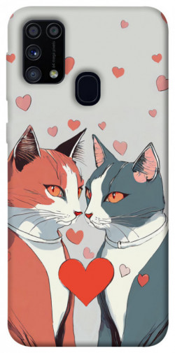 Чехол itsPrint Коты и сердце для Samsung Galaxy M31