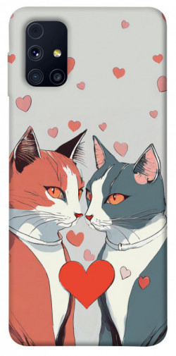Чехол itsPrint Коты и сердце для Samsung Galaxy M31s