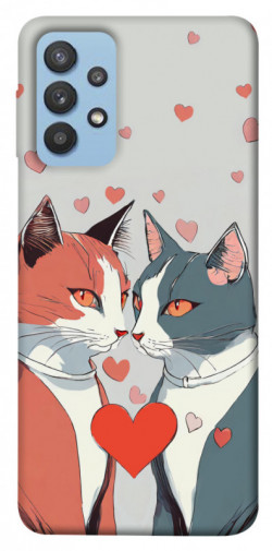Чехол itsPrint Коты и сердце для Samsung Galaxy M32