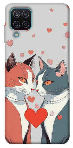 Чехол itsPrint Коты и сердце для Samsung Galaxy M12
