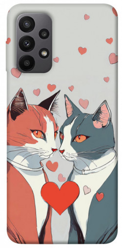 Чехол itsPrint Коты и сердце для Samsung Galaxy A23 4G