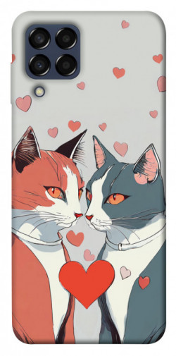 Чехол itsPrint Коты и сердце для Samsung Galaxy M33 5G