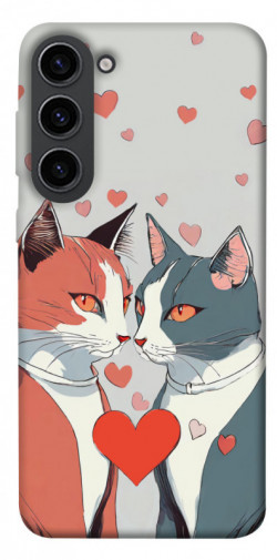 Чохол itsPrint Коти та серце для Samsung Galaxy S23