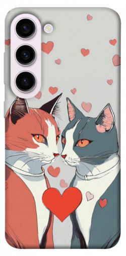 Чехол itsPrint Коты и сердце для Samsung Galaxy S23+