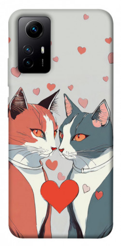 Чехол itsPrint Коты и сердце для Xiaomi Redmi Note 12S