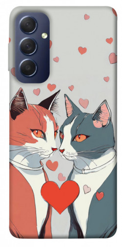 Чехол itsPrint Коты и сердце для Samsung Galaxy M54 5G