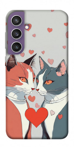 Чехол itsPrint Коты и сердце для Samsung Galaxy S23 FE