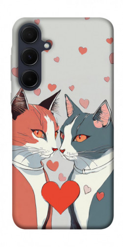 Чехол itsPrint Коты и сердце для Samsung Galaxy A55
