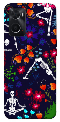 Чехол itsPrint Yoga skeletons для Oppo A76 4G