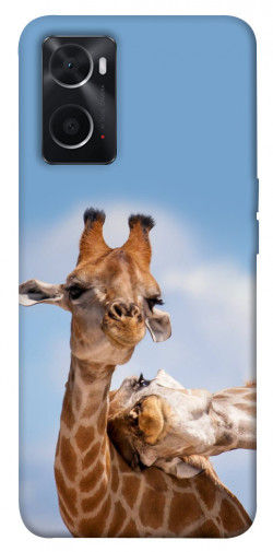 Чехол itsPrint Милые жирафы для Oppo A76 4G