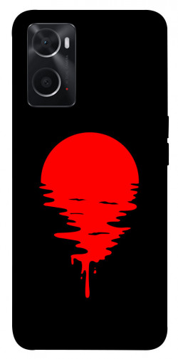 Чехол itsPrint Red Moon для Oppo A76 4G
