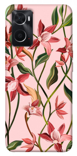 Чехол itsPrint Floral motifs для Oppo A76 4G