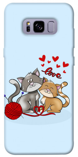 Чехол itsPrint Два кота Love для Samsung G955 Galaxy S8 Plus