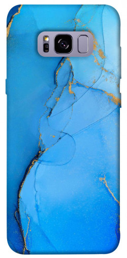 Чехол itsPrint Синий с золотом для Samsung G955 Galaxy S8 Plus