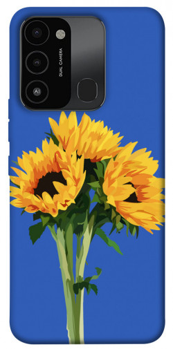Чохол itsPrint Bouquet of sunflowers для TECNO Spark 8C